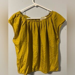 Mustard Yellow Silk Too